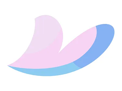 pink blue flying heart blue fly heart pink