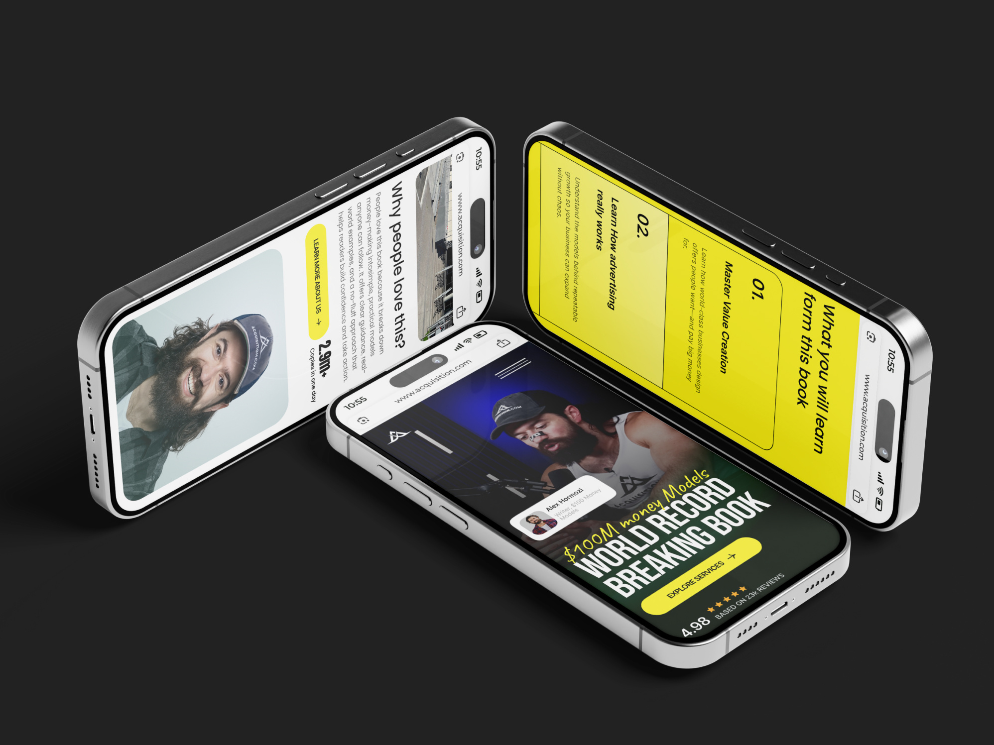 Example of Personal Branding Website Design 