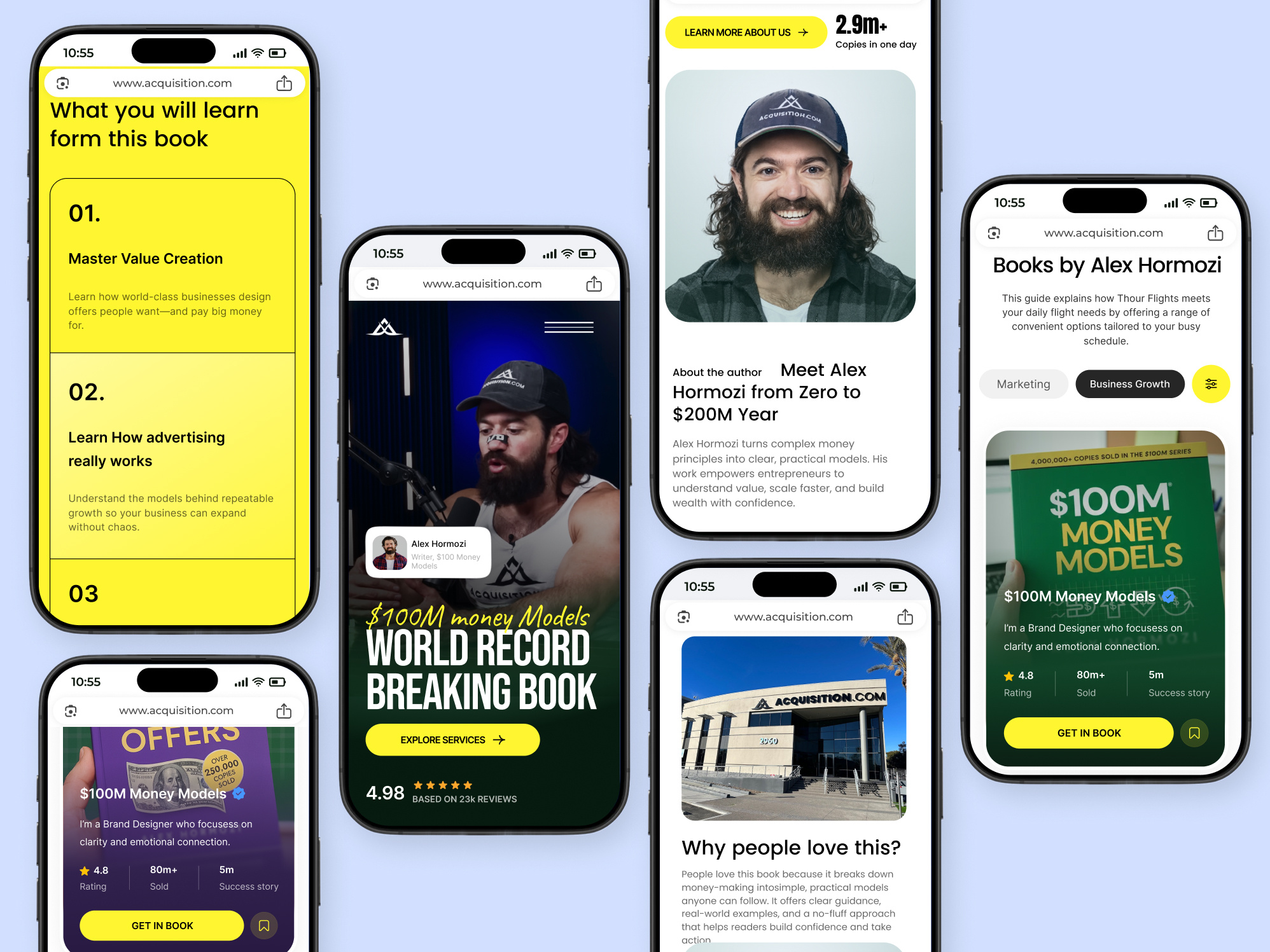 Example of Personal Branding Website Design 