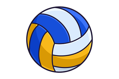 Volleyball ball ball illustration object vector volleyball