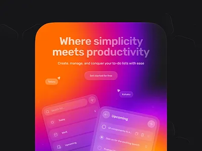 Less UI. Better Focus. designthinking landingpagedesign productdesign saasdesign uidesign uxui