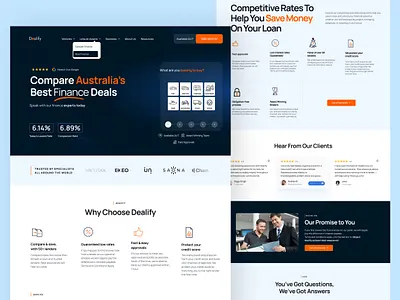 Finance Website UI Design banking banking design business website finance finance landing page finance web design financial website fintech investing landing page loan website luxury web design luxury website modern website ui uiux ux web design website