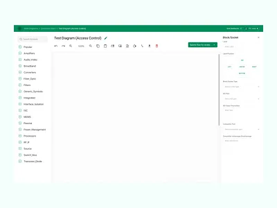Circuit Diagram Builder circuit diagram design flow connector ui ux visual design
