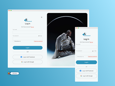 Sign in Page app design productdesign signin signup ui uiux