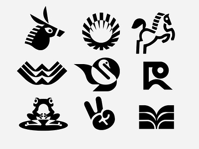 COLLECTION - 2023 - 3 bird design donkey finger frog horse icon illustration logo m marks mulet r symbol w