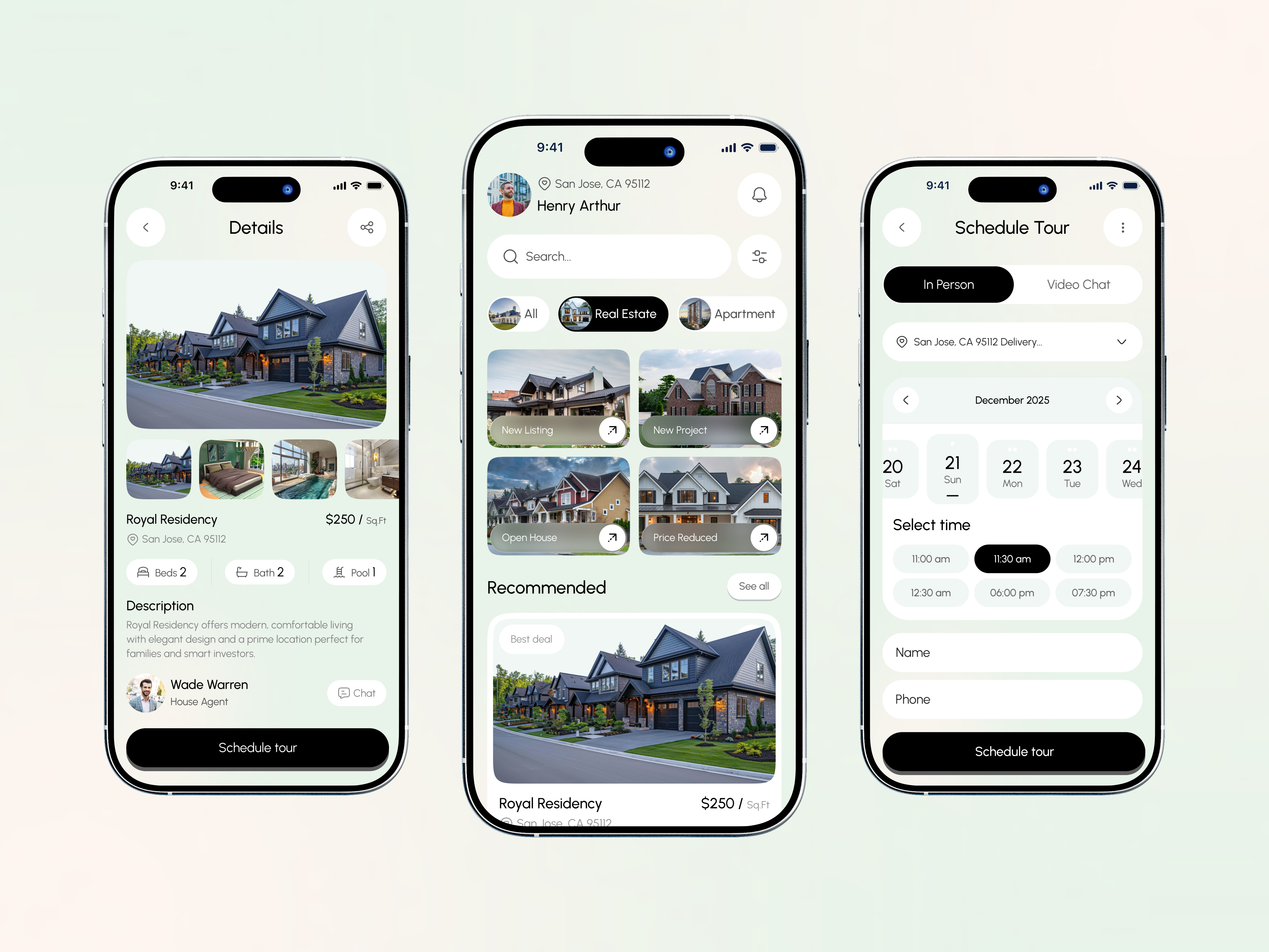Example of Real Estate Mobile App   Property Finder