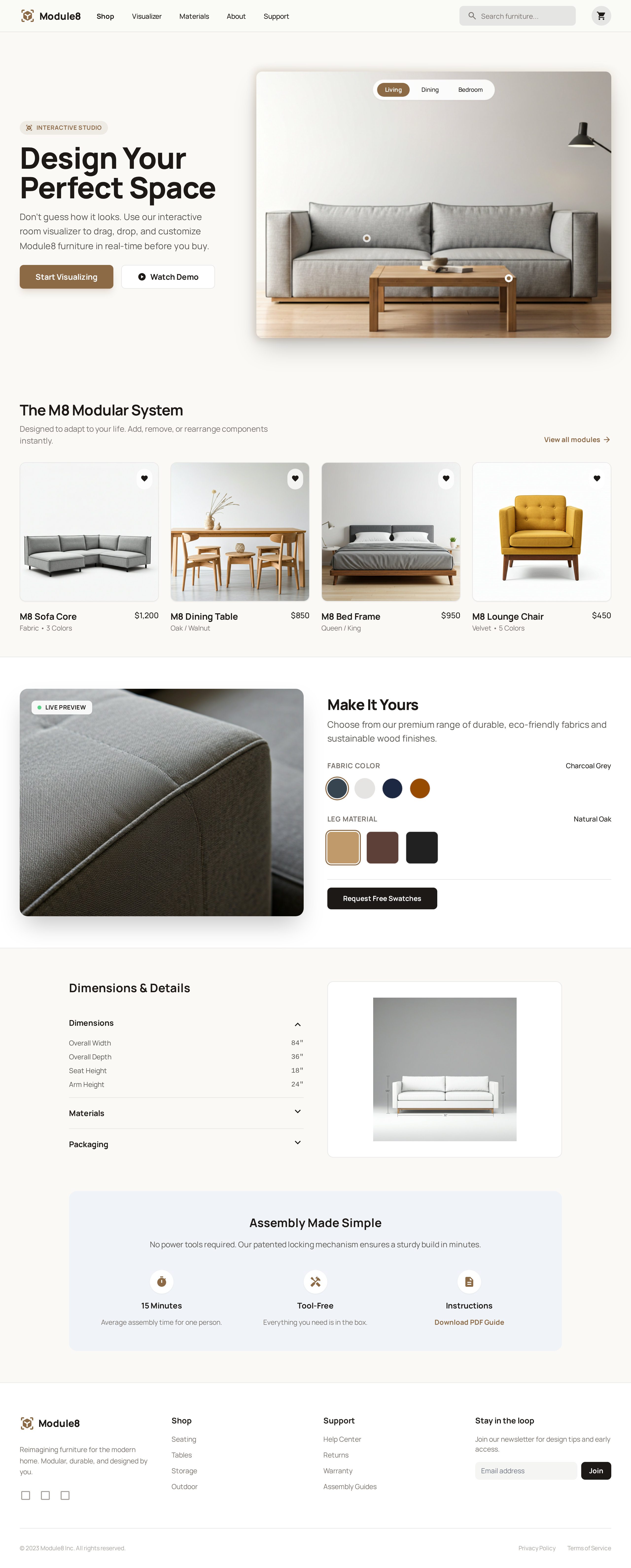 Module8 branding ui