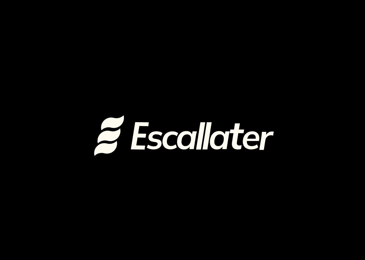 Escalleter e logo escalleter logo letterform logo logo