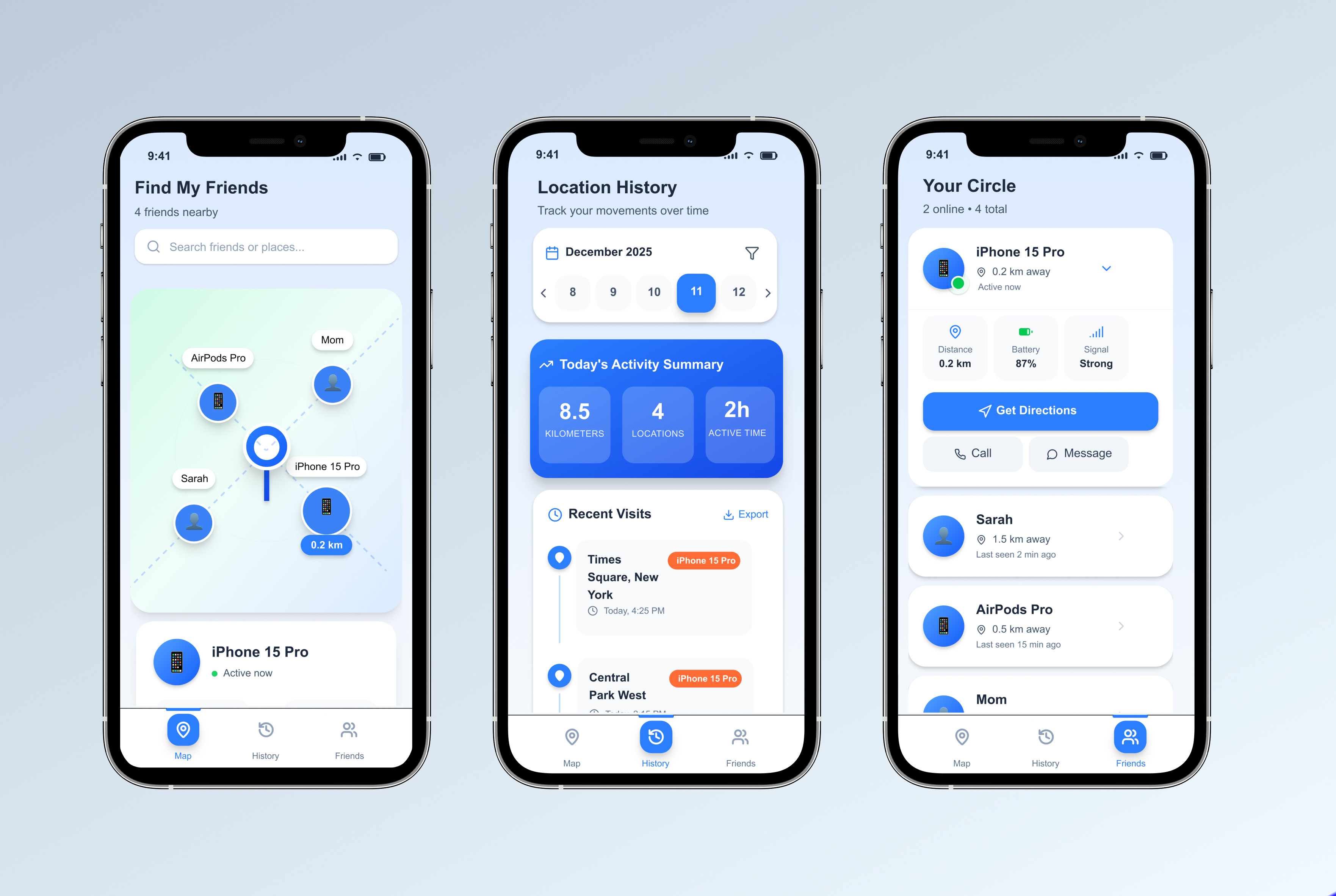 Daily UI #020 — Location Tracker appdesign challenge 020 dailyui dailyui 001 design figma location tracker ui ux
