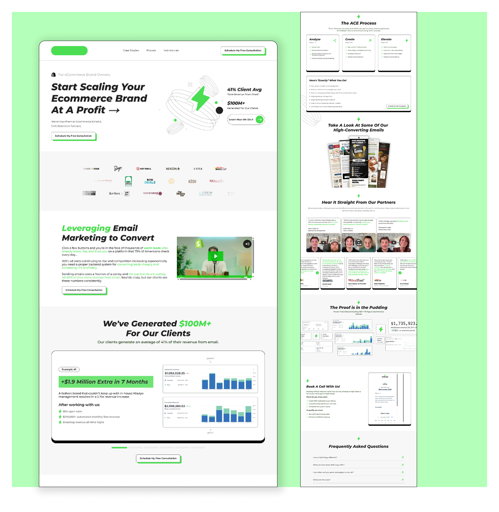 Premier Ecommerce Email & SMS Retention Website business website email marketing website marketing website website