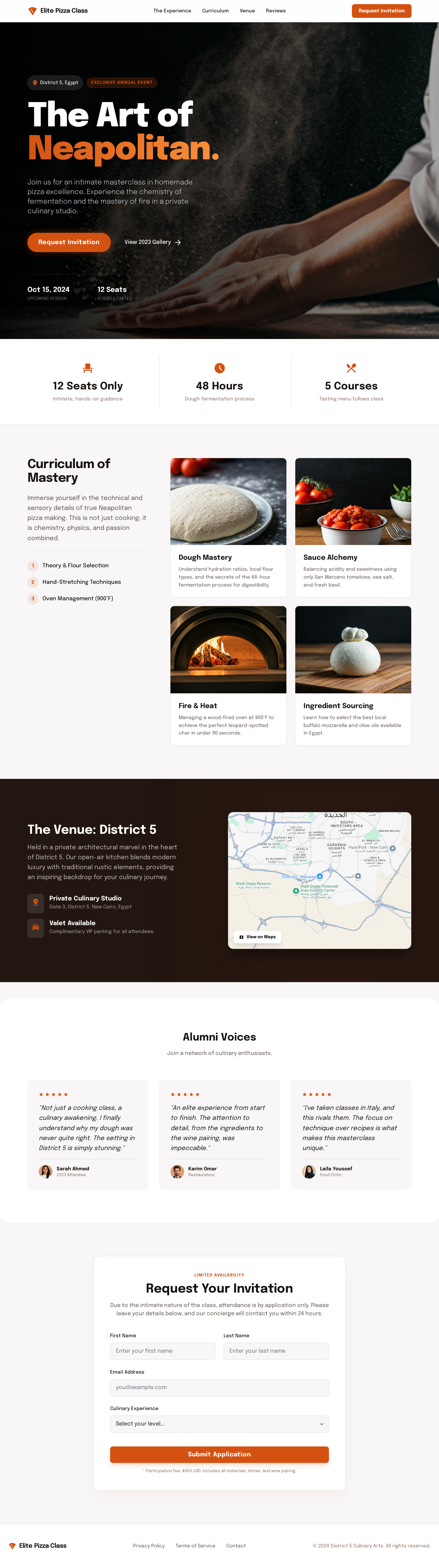 Module landing page ui