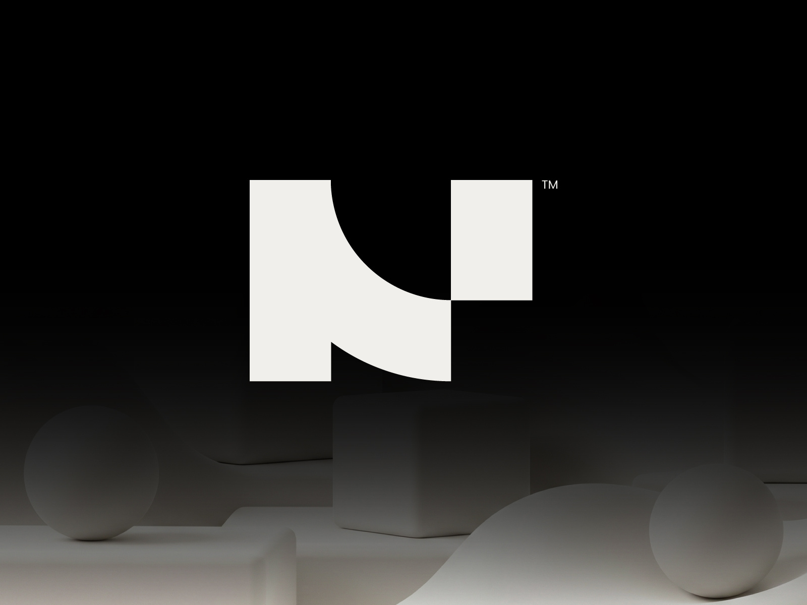 Minimalist N Monogram | Brand Identity | Bold Geometric Mark brand idenity branding geometric logo letter mark logo logo design logo for sale logotype minimalistic logo n letter logo negetive sape logo