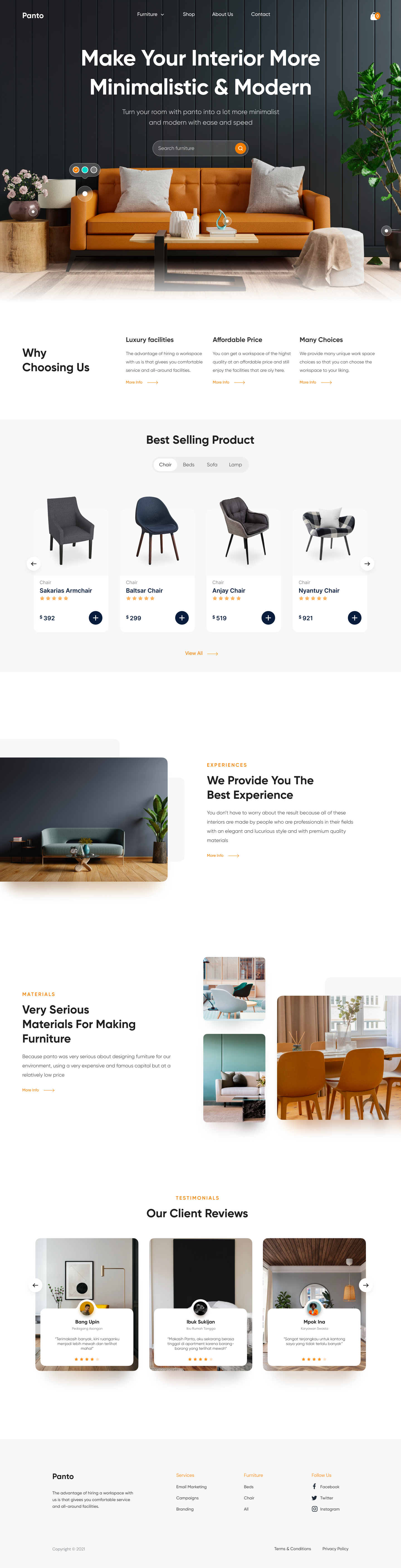 Interior Designer - Website