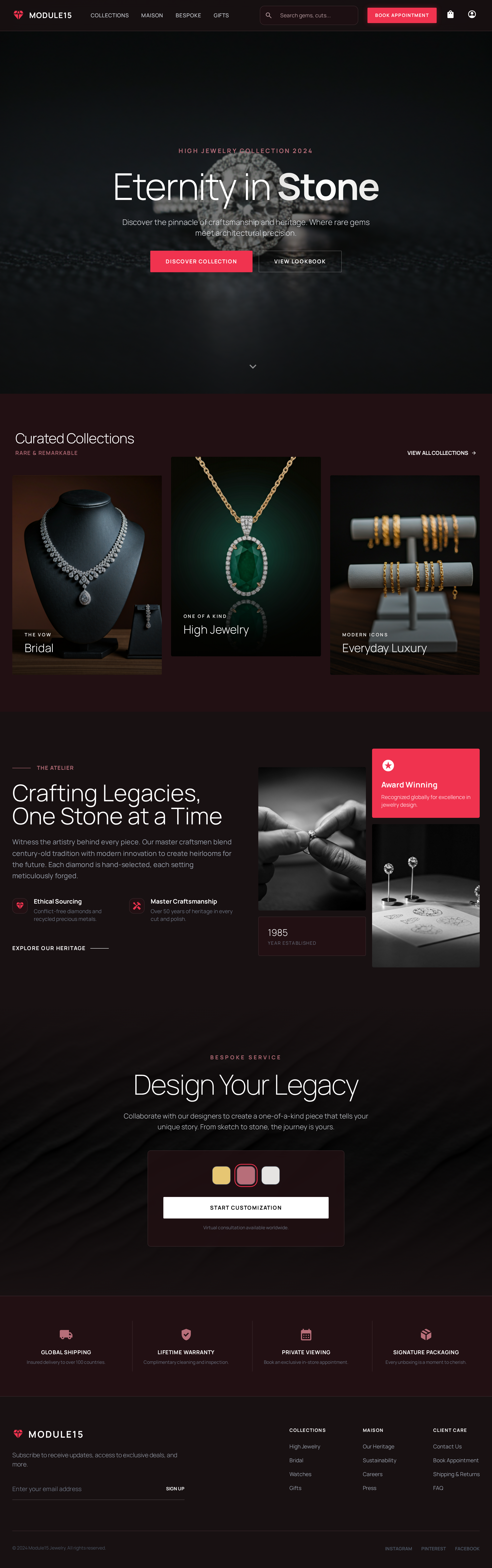 Module15 landing page ui