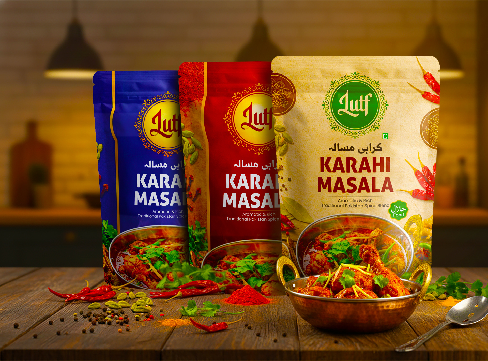 Lutf- Food Seasoning Spices Packaging Design attractive pouch cooking spice packaging design food packaging food packaging design food product design label label design packaging packaging design pouch pouch design pouch label pouch label design pouch packaging pouch packaging design product design product label spice label spice label design spice packaging design