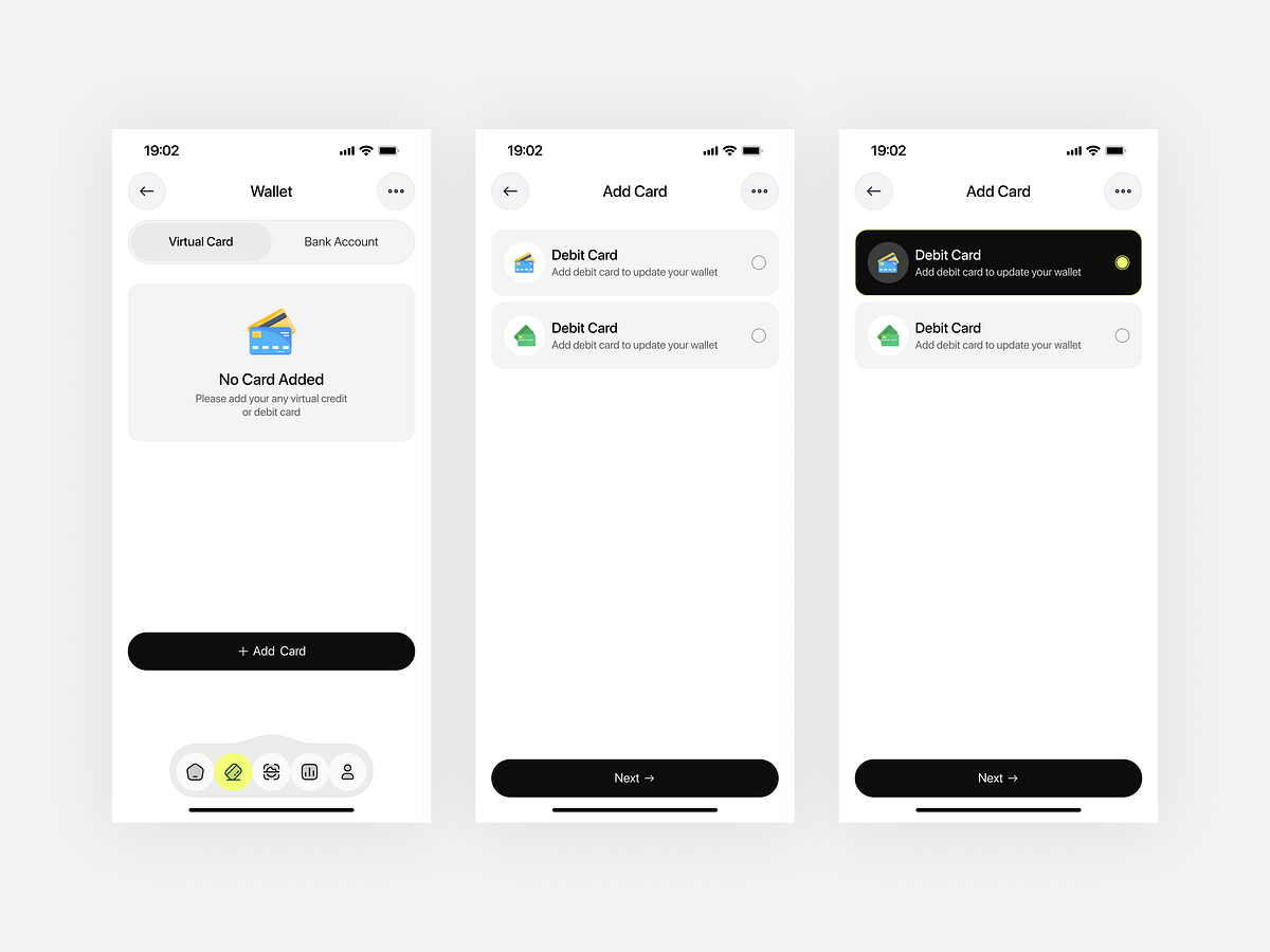Fintech App UI Design
