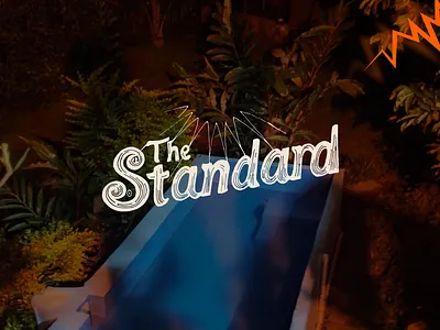 The Standard logo design design hand drawn handdrawn logo standard