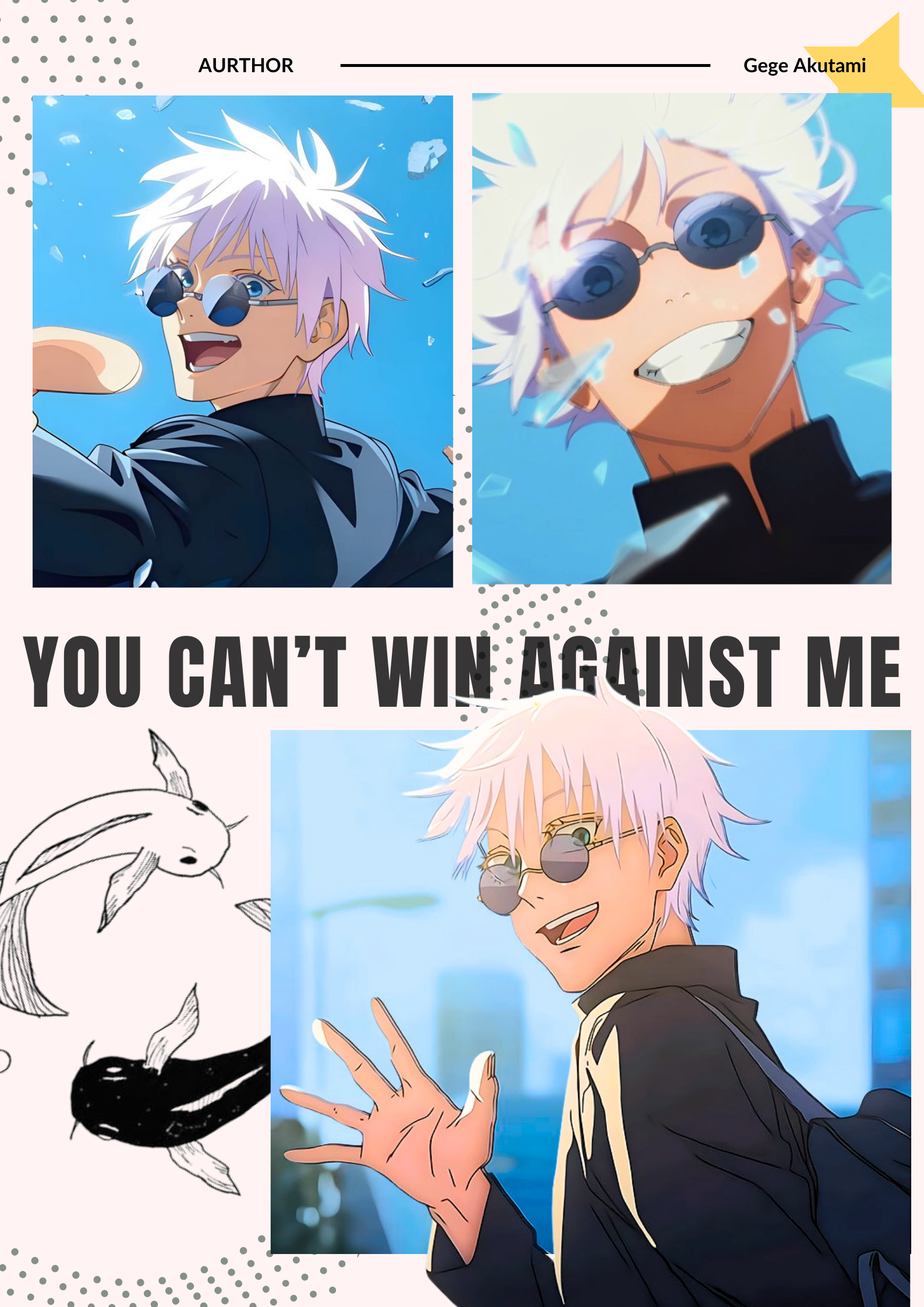 GOJO POSTER DESIGN graphic design ui