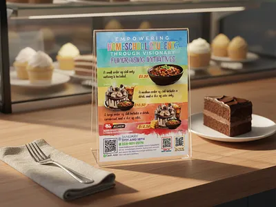 Charity Food Flyer Design cake cake flyer charity charity flyer chili coloring design cornbread design drinks flyer flyer design food fundraising illustration leaflet print print design