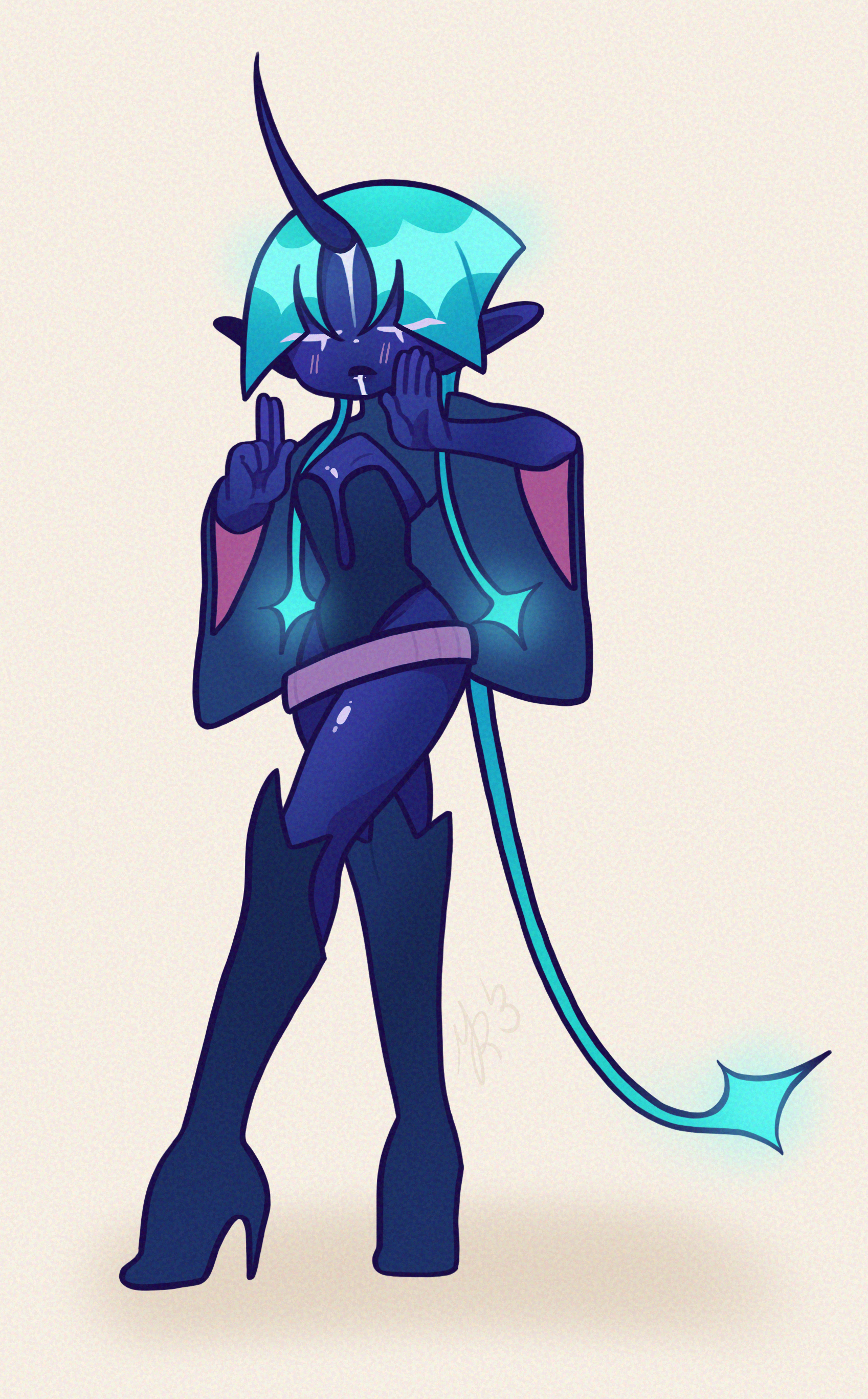 Example of Simple Character Art With Light Shading