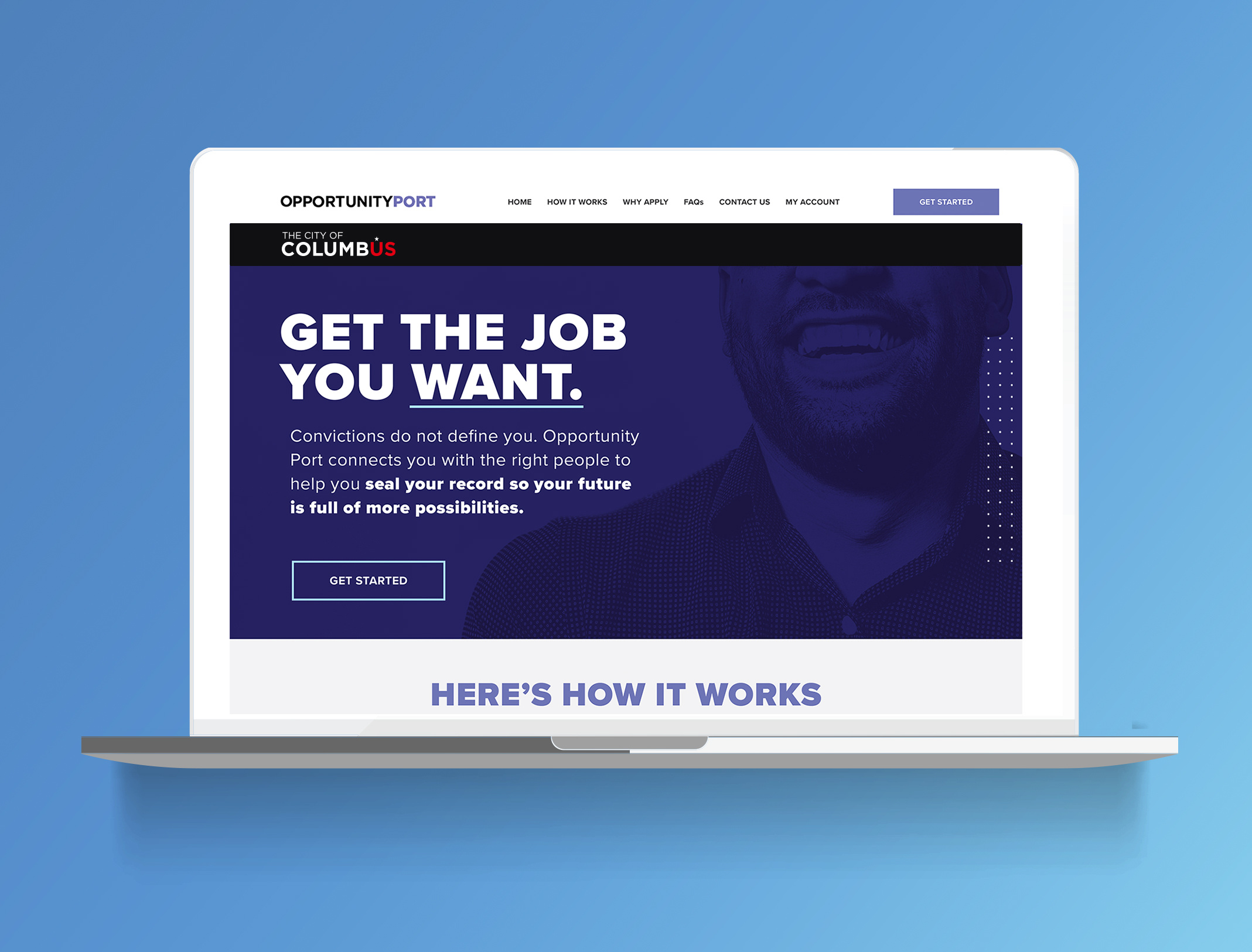 Opportunity Port — City of Columbus design graphic design nonprofit webdesign