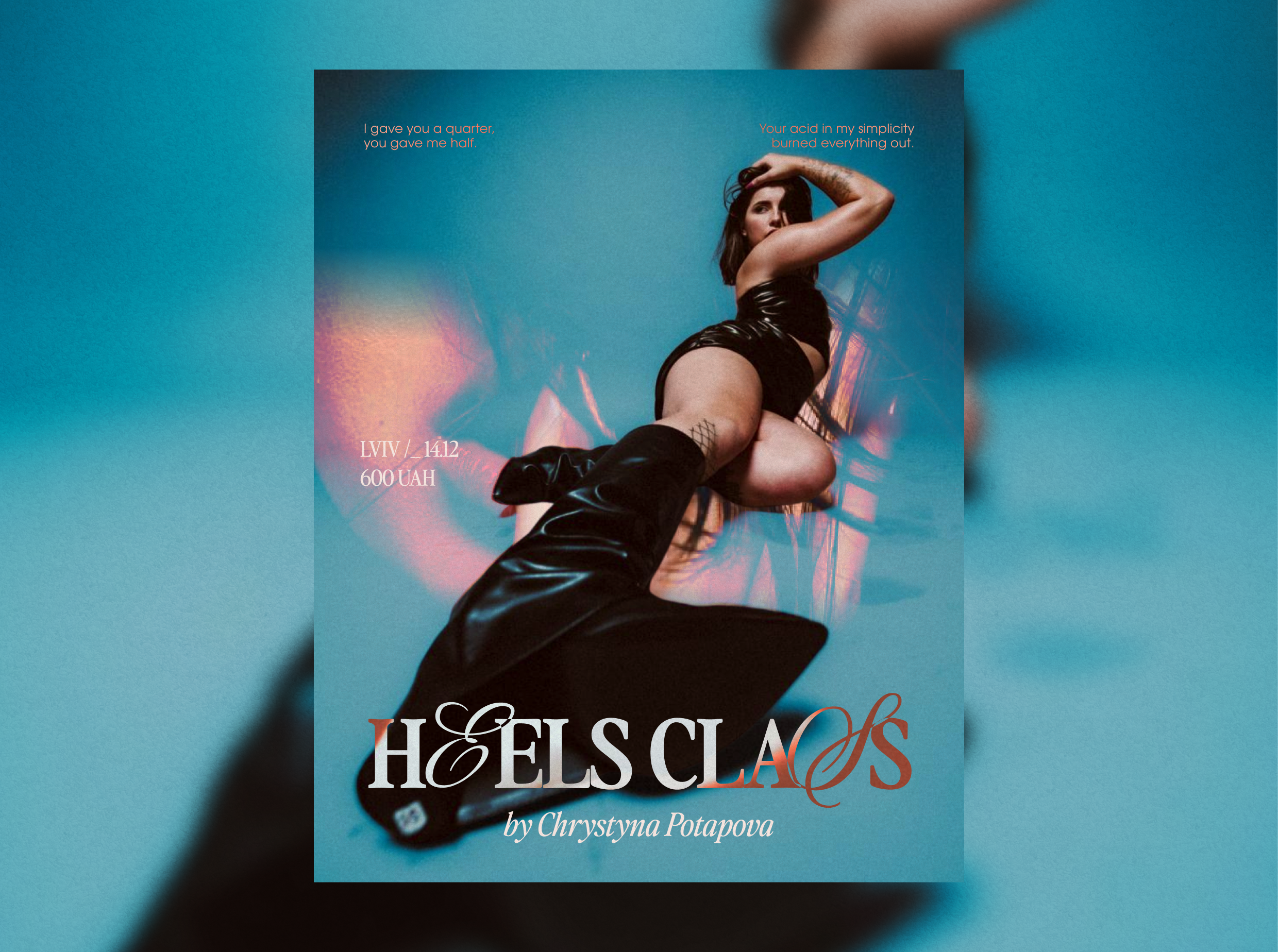 Insta Dance Poster 3d graphic design