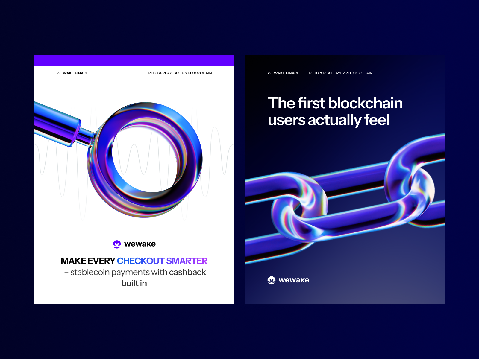 Social Media Visuals for WeWake