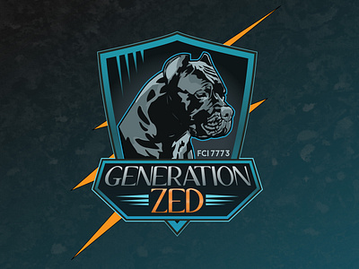 Generation Zed adobe illustrator art branding cane corso design dog dog logo generation graphicdesign illustration illustrator kennel logo photoshop thunder ui vector