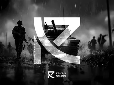 Raven Studio — An Online Gaming Platform call of duty cod developer e sports ea sports game gaming graphic design letter r logomark modern warfare playstation studio xbox
