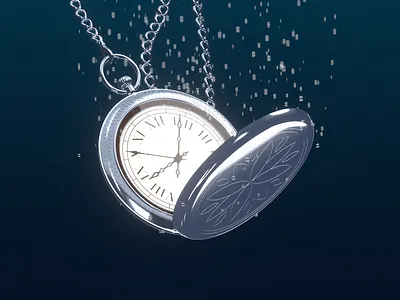 handclock art blender cartoonstyle handclock rendereevee