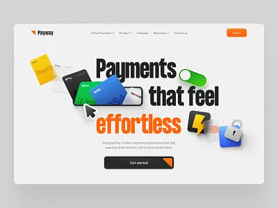 Hero Section for Payment Platform development figma finance fintech hero section outcrowd ui web web design webflow