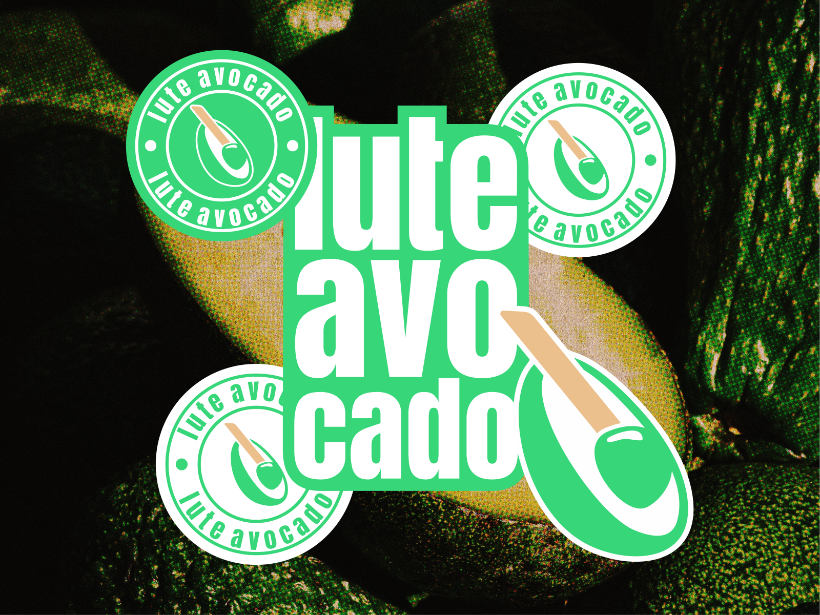 Avocado Logo and Visual Design avocado brand branding design food fruit graphic design inspiration logo lute luxury middle east modern nature trend vector