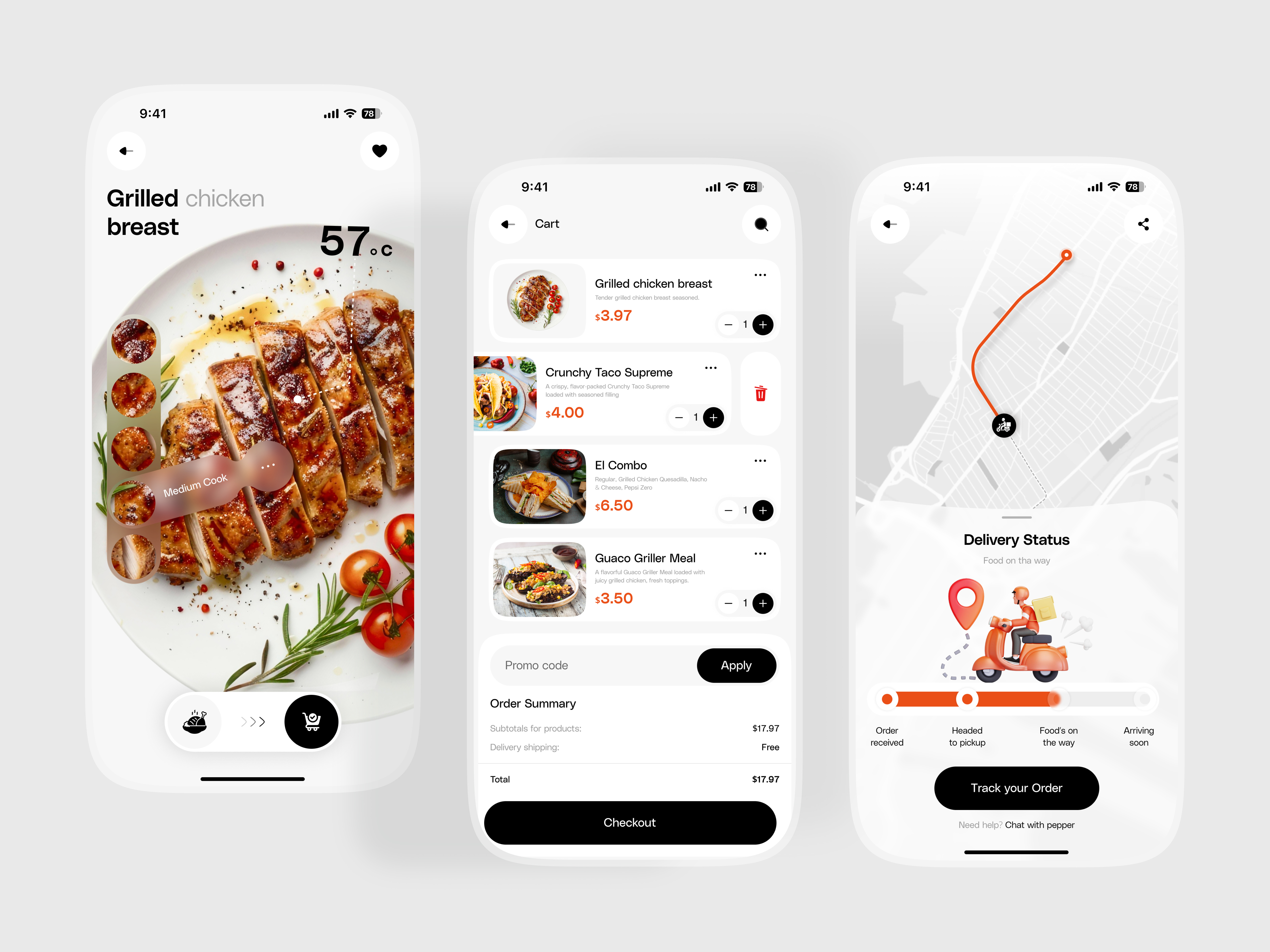 Example of Food Delivery Mobile App