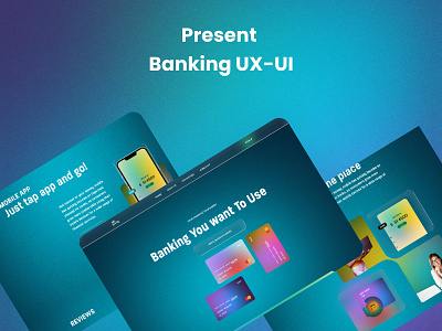 Banking UX-UI bank banking branding credit card debit card design interface landing page product ui ui design uiux web web design website