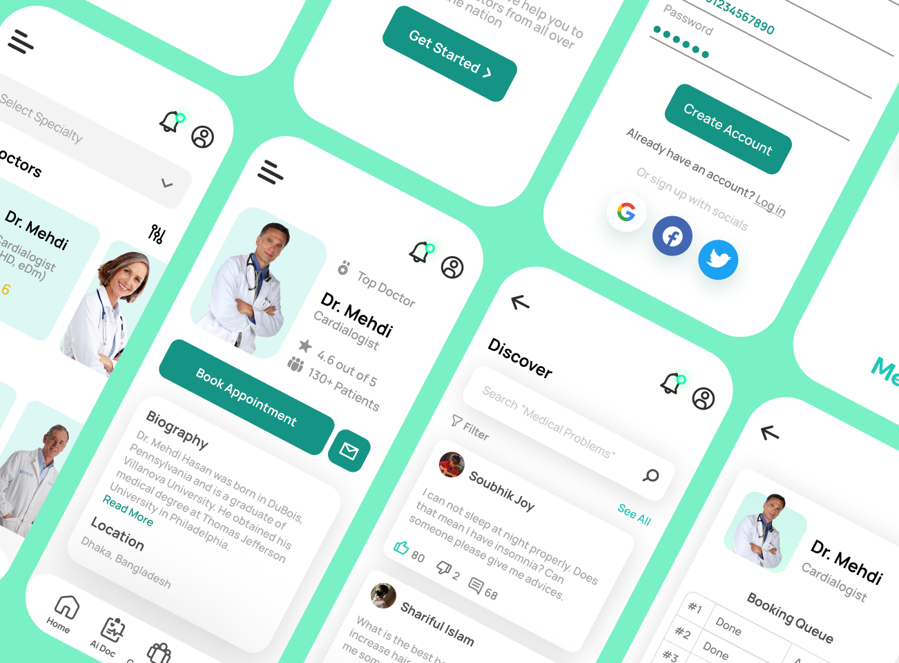 Medico : A Tele-Health App by Komola Digital on Dribbble