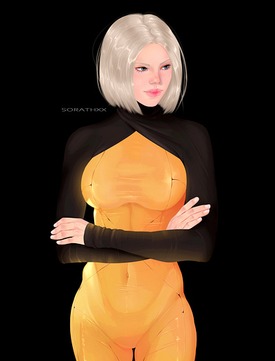 Bodysuit art bodysuit character design concept art illustration woman