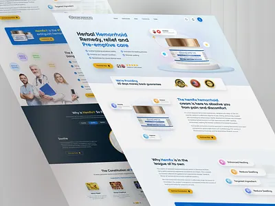 Redesign - AI-Powered Medicine E-commerce Website Design ai powered e commerce ai powered medicine e commerce redesign interface landing page landingpage product redesign redesign website redesign website design service startup ui ux web web design webdesign website website design