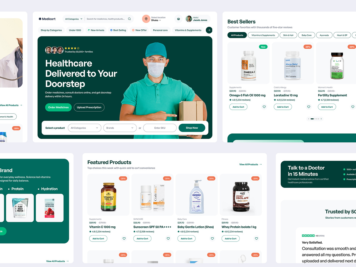 Pharmacy Website Image 1