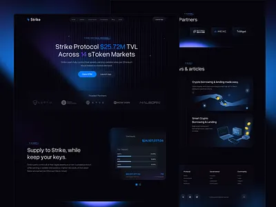 Token Landing Page product design token investment token landing page token platform token ui token website web design