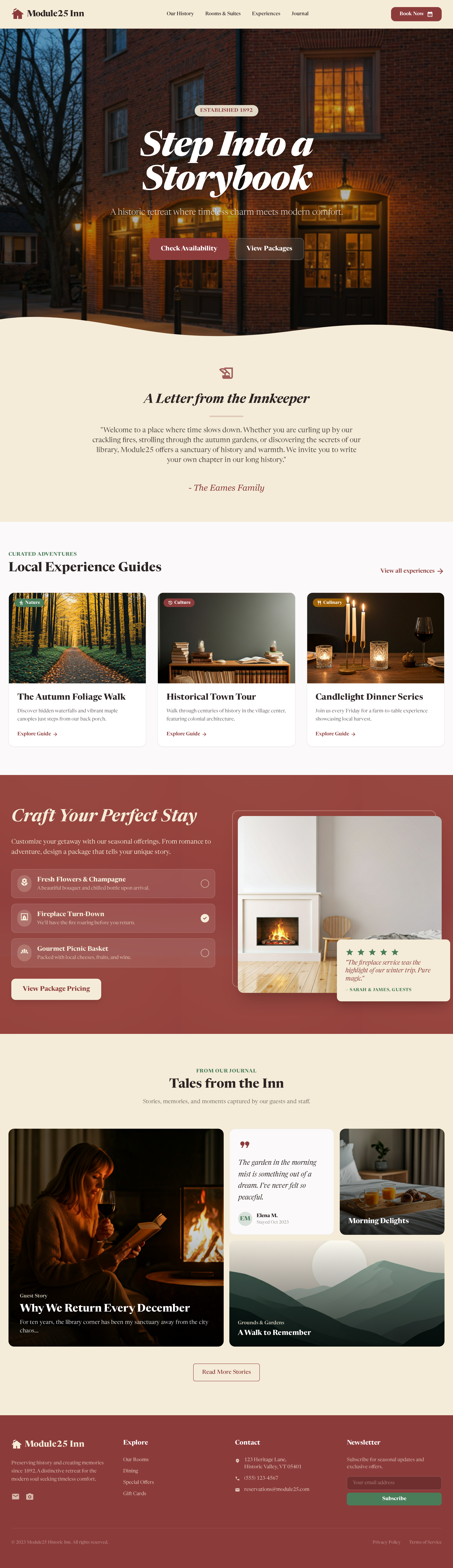 Module25 e commerce landing page ui web design