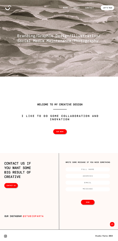 Web Design Creative Studio branding graphic design ui