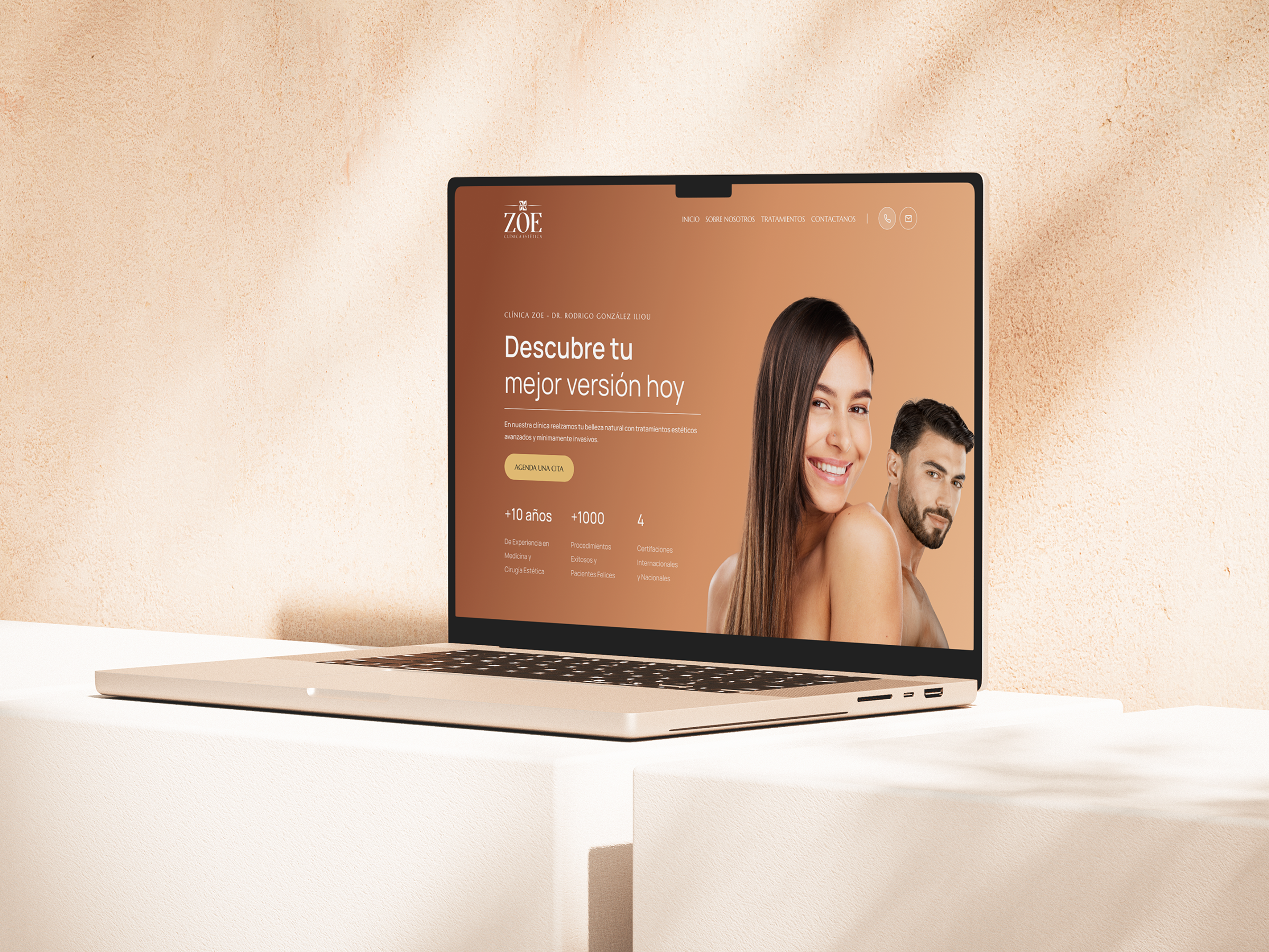 Zoe Aesthetic Clinic Website - UI/UX beauty clinic clinic website cosmetic surgery dermatology healthcare medical design skincare uiux web design wellness
