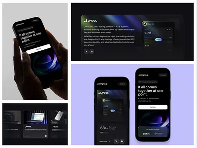 Crypto Mobile App Concept crypto app dark mode fintech mobile app mobile app mobile app design mobile concept mobile design ui ux web3 web3 app