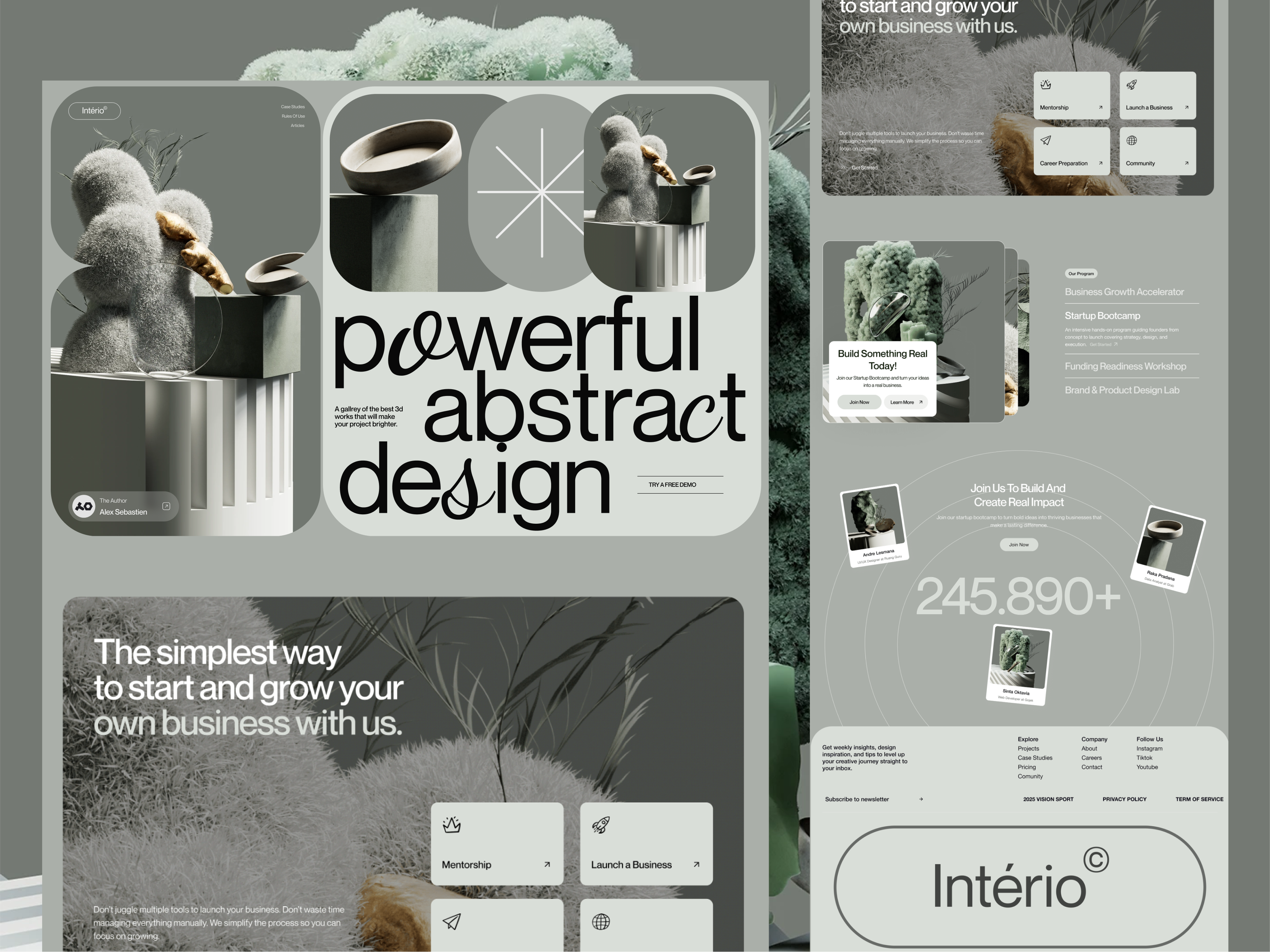 Example of Minimal Website Design