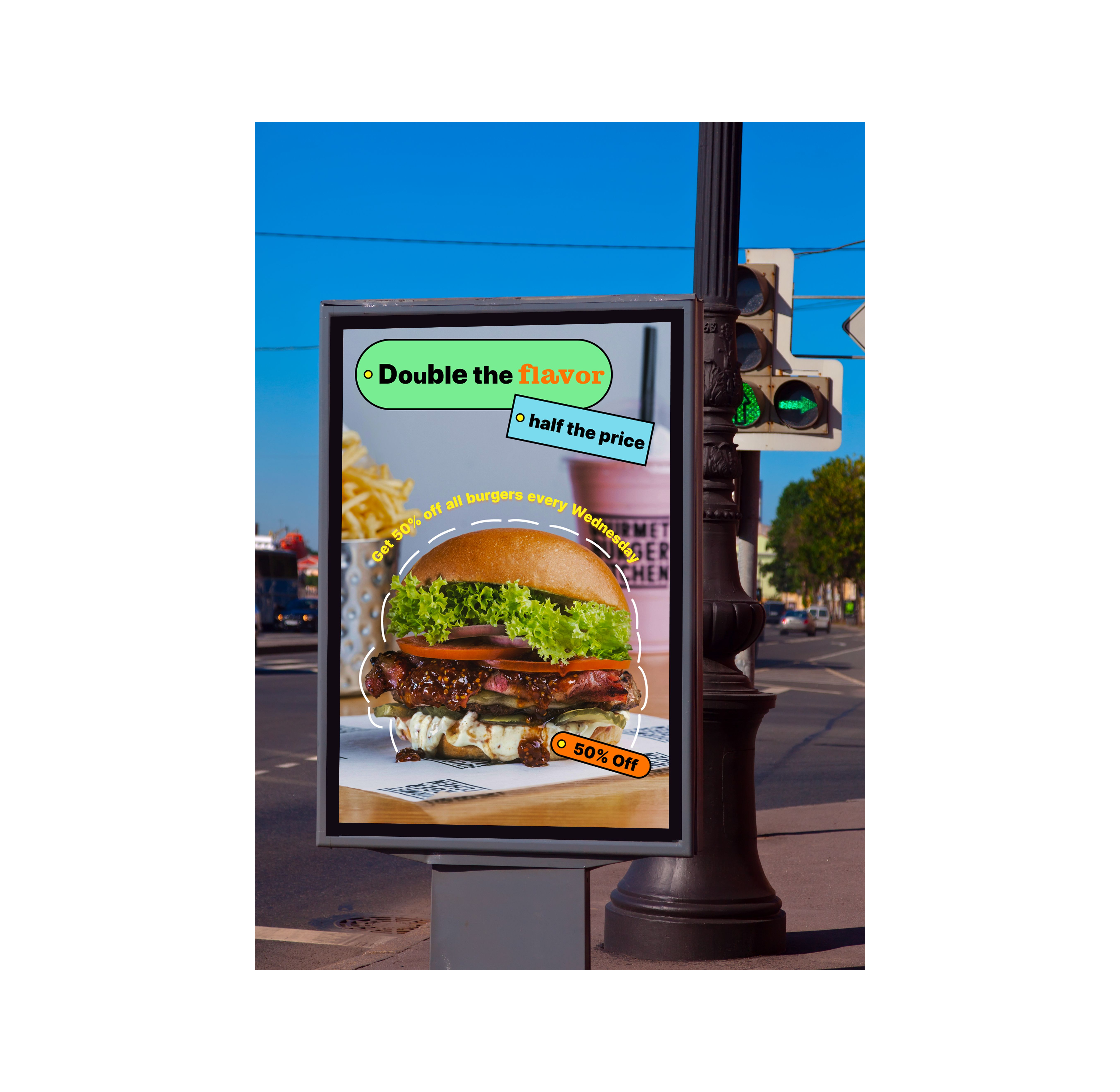 Special Offer - Rebound advert billboard bogo bogof buy one discount get one offer special offer