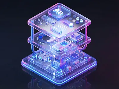 3D Athlos Tech Stack 3d 3d art 3d design 3d illustration art branding design icon illustration ui