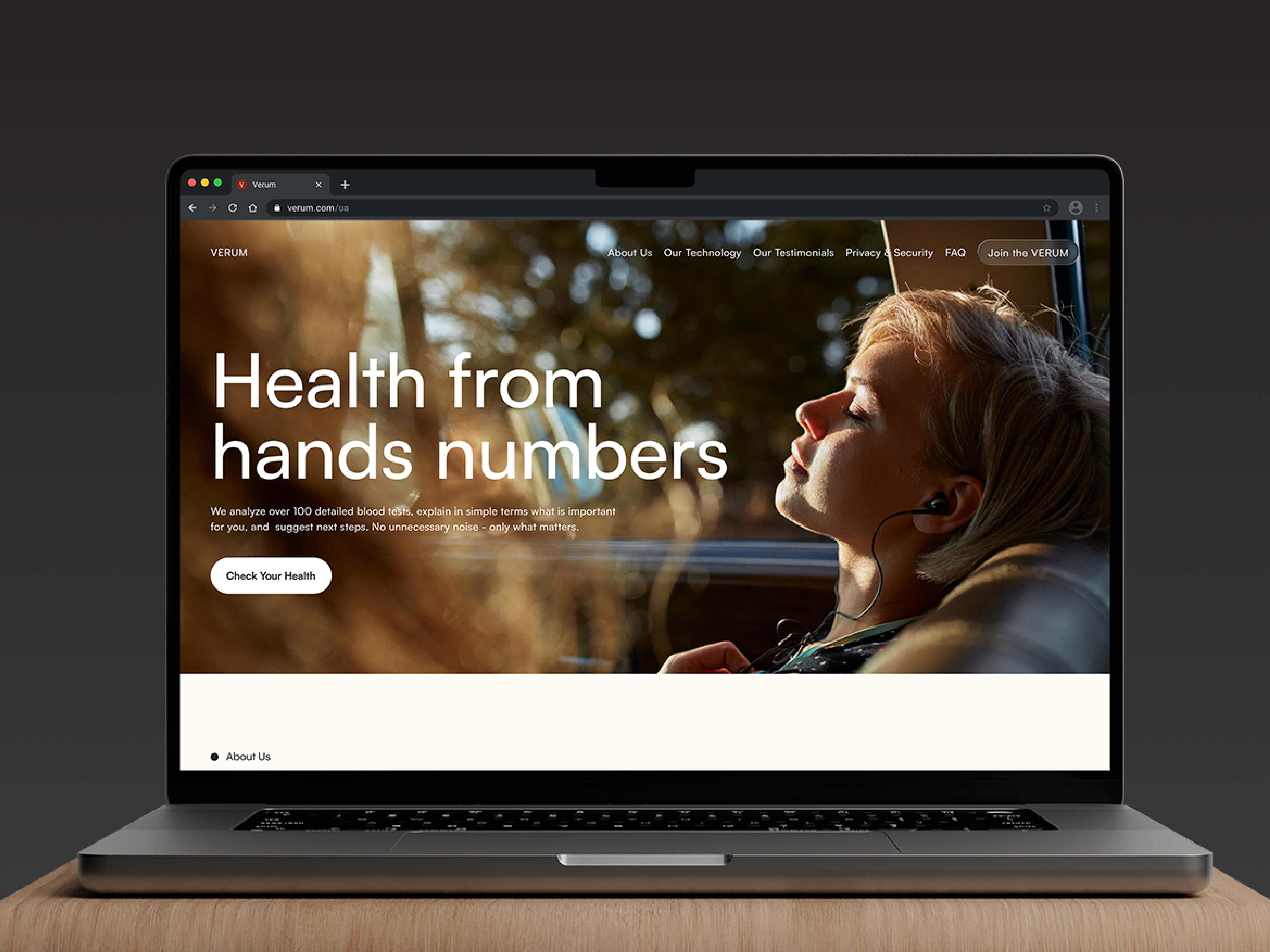 Landing Page – AI Health Platform ai clean design dashboard health dashboard healthcare landing page ui design ux design web design