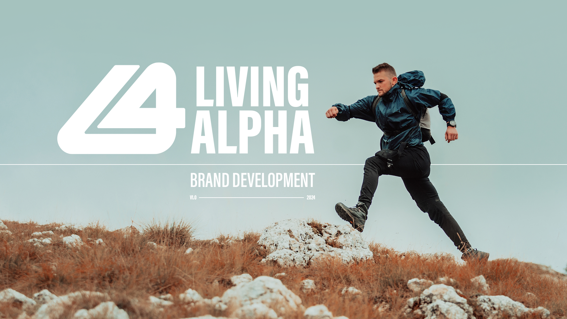 Living Alpha Branding branding graphic design logo