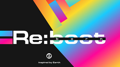 Reborn (Reboot) branding color demin dems graphic design illustration logo