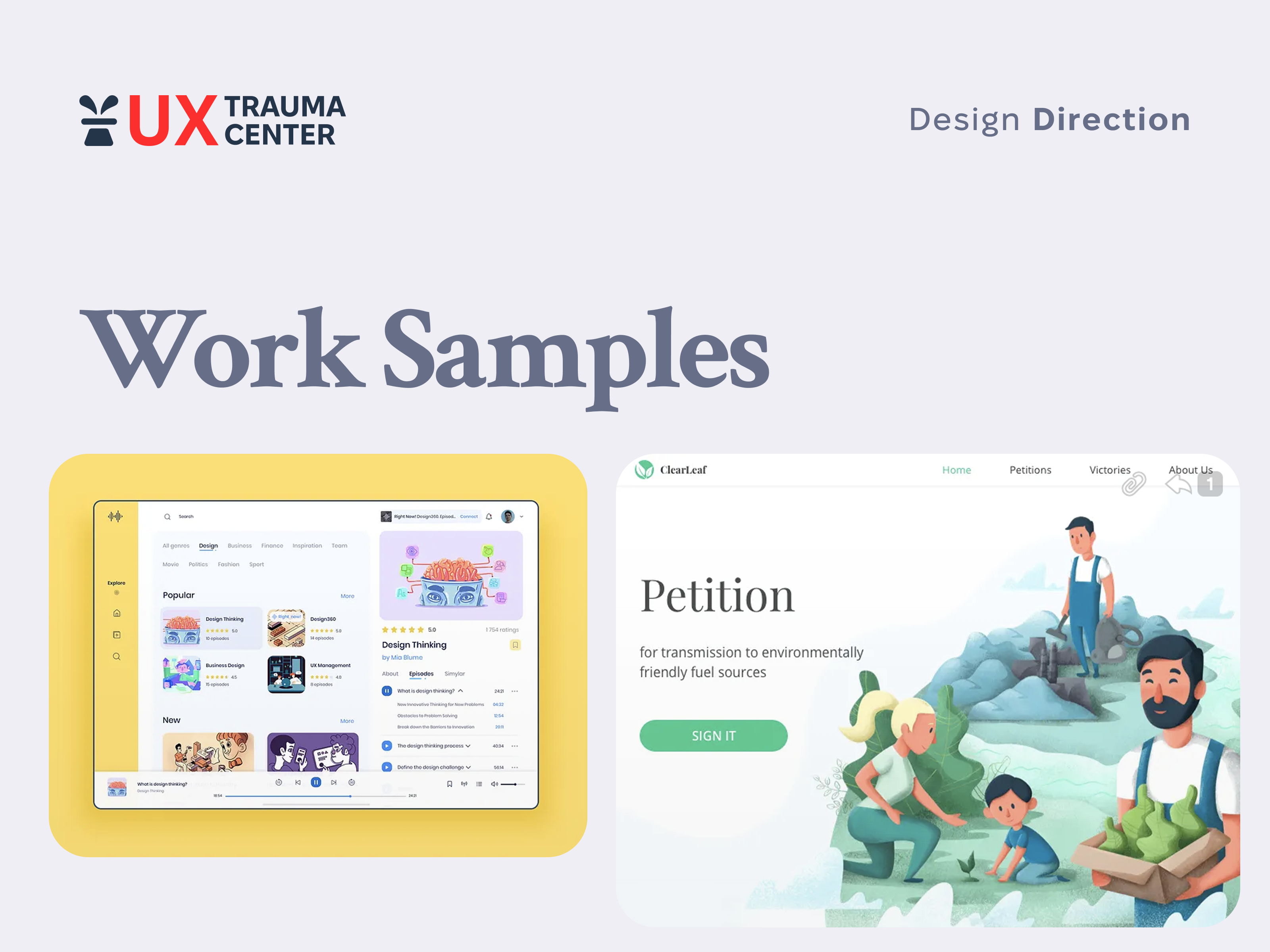 Example of Design Direction